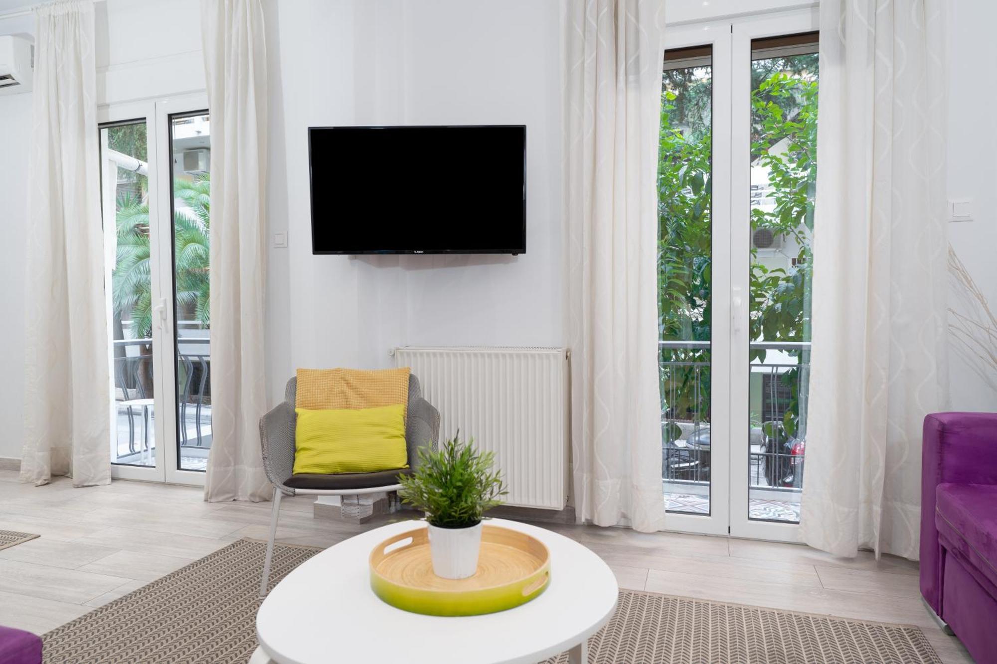 Spacious Modern Apartment In Athens Near Metro Zewnętrze zdjęcie
