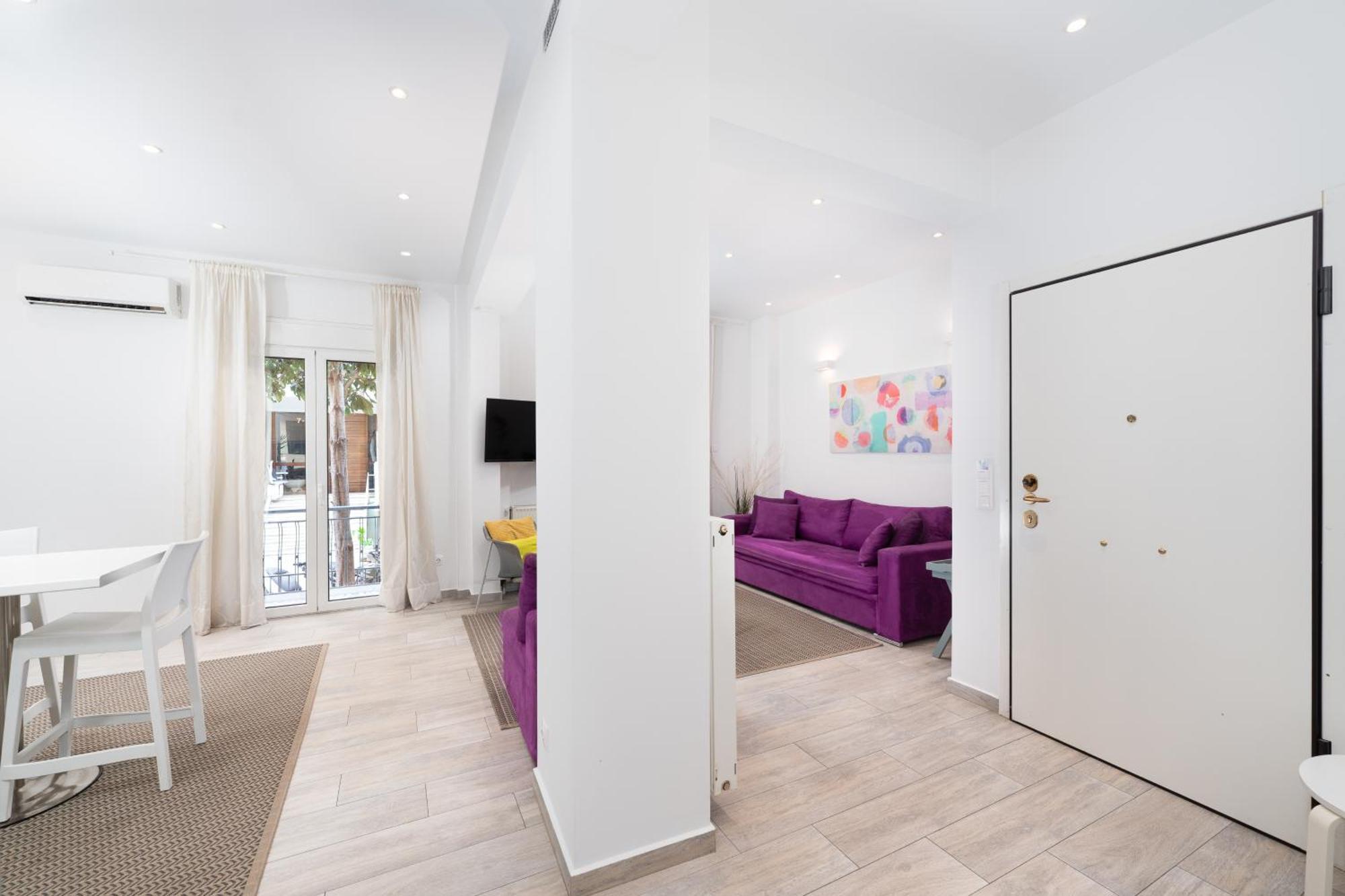 Spacious Modern Apartment In Athens Near Metro Zewnętrze zdjęcie