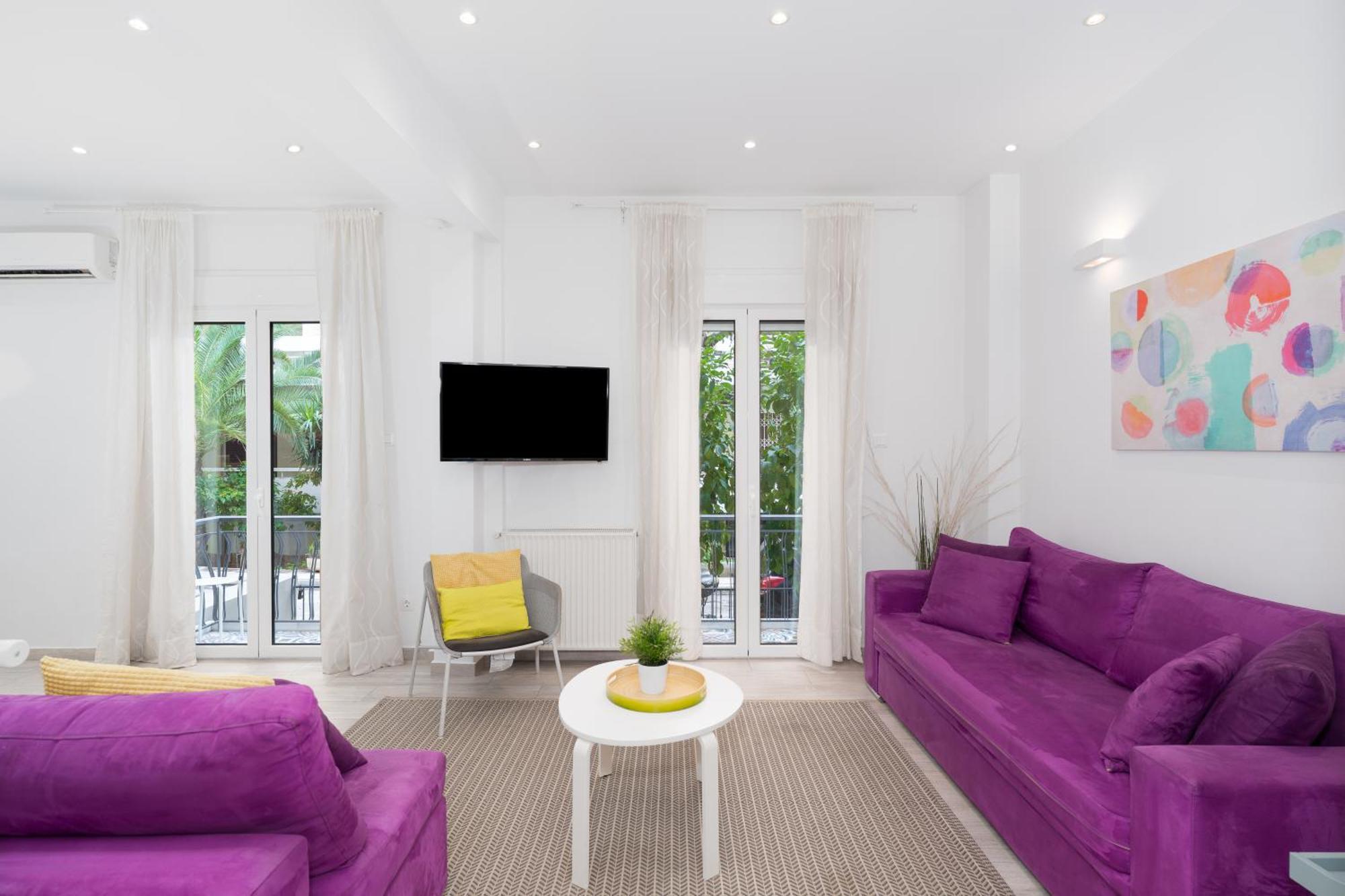 Spacious Modern Apartment In Athens Near Metro Zewnętrze zdjęcie